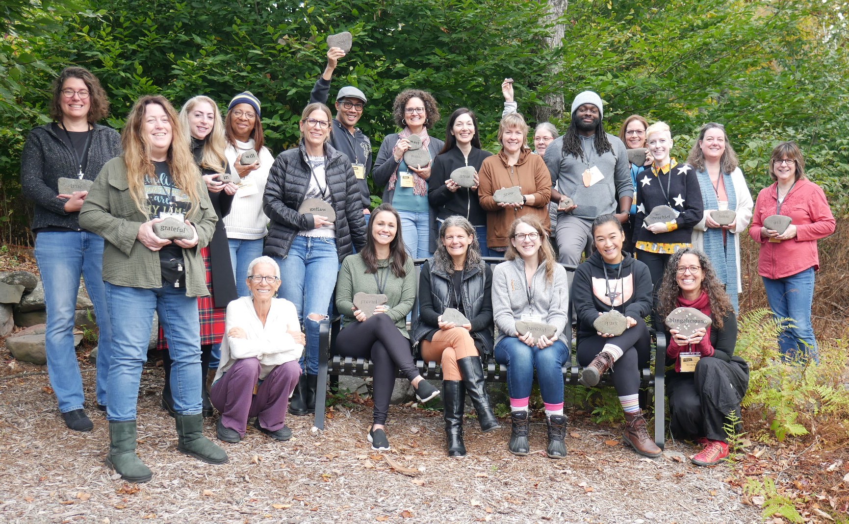 A Group on Campus at Boyds Mills