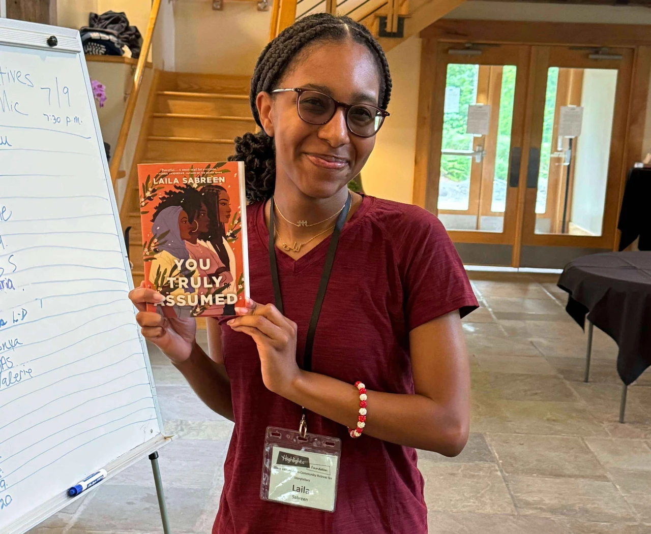 Author Laia Sabreen at Boyds Mills