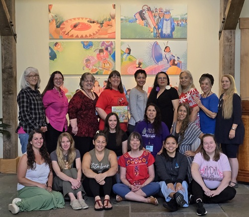 Photo: attendees at the 2024 Native Creatives Retreat