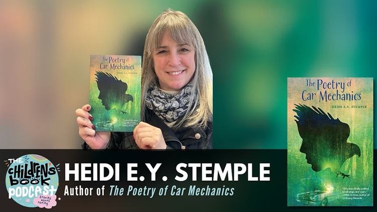 Photo of Heidi E.Y. Stemple and her books