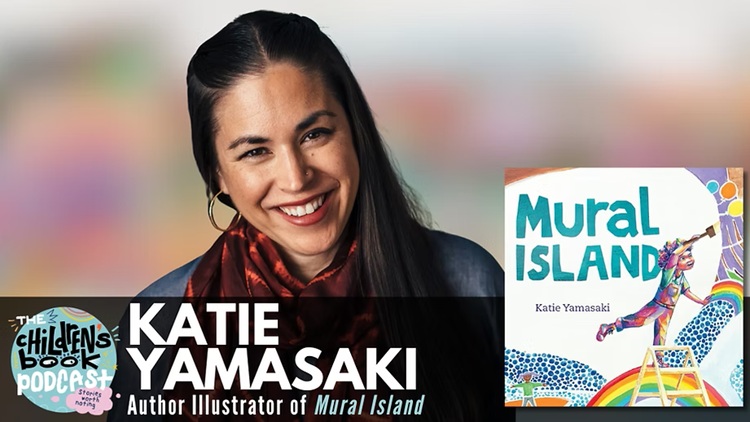 Photo of Katie Yamasaki  and her books