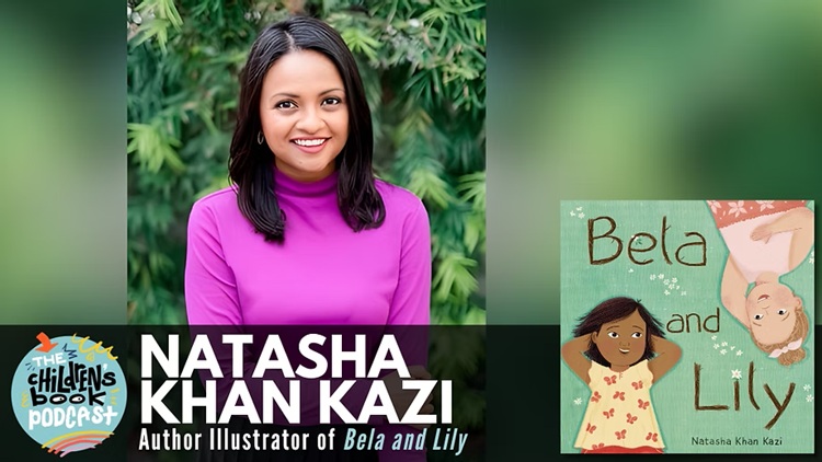 Photo of Natasha Khan Kazi and her books