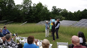 Boyds Mills Celebrates Shift to Primary Solar Energy with a Ceremony on the Summer Solstice
