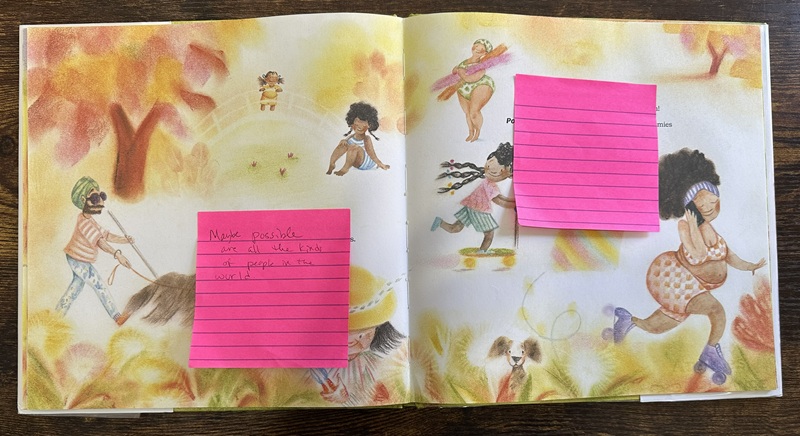 Interior spread from Francis Discovers Possible