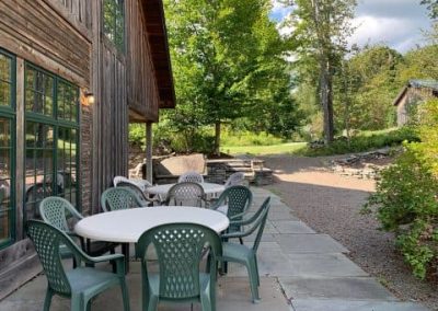 BARN EXTERIOR SEATING