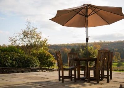 BARN EXTERIOR SEATING