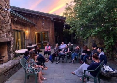 BARN PATIO MEETING