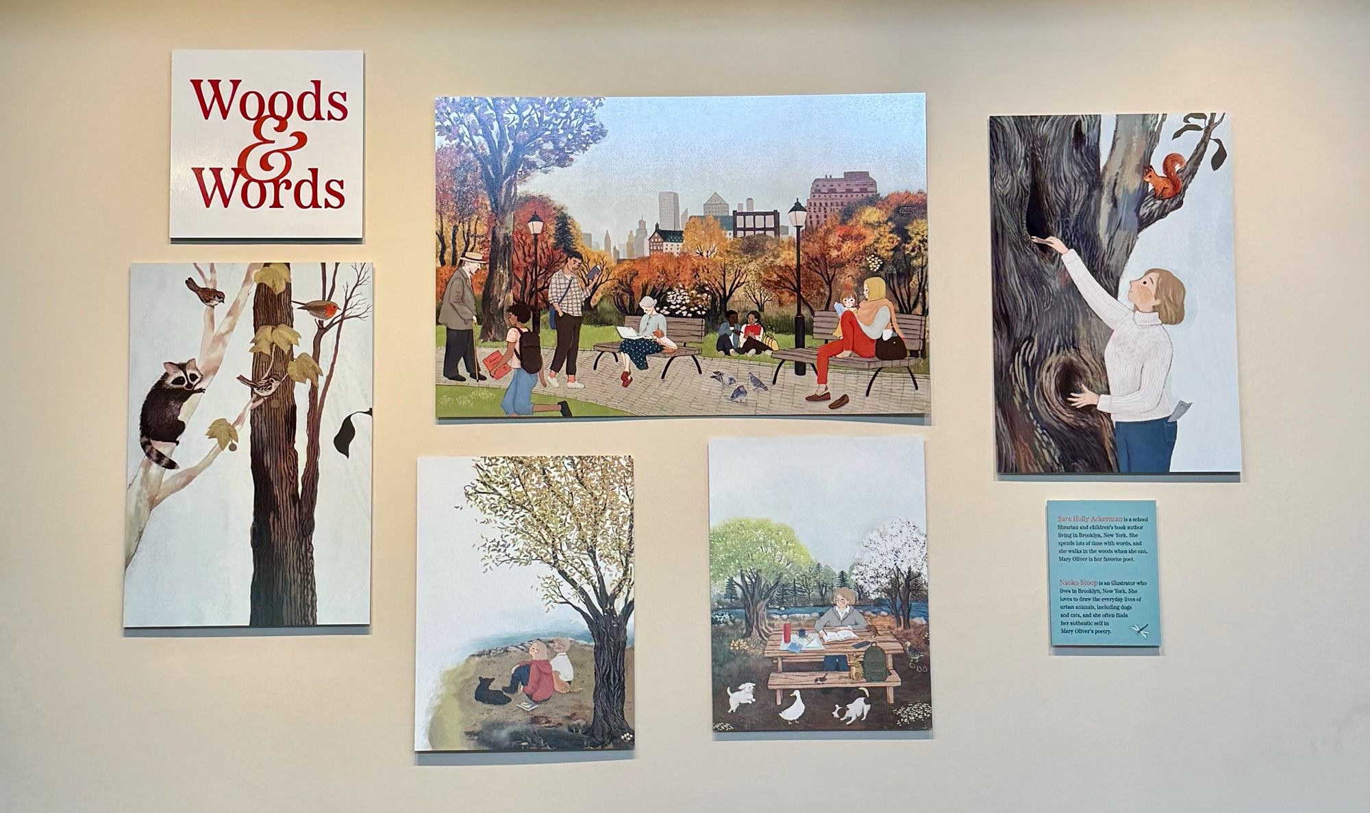 Photo of the 2026 Boyds Mills Art Wall