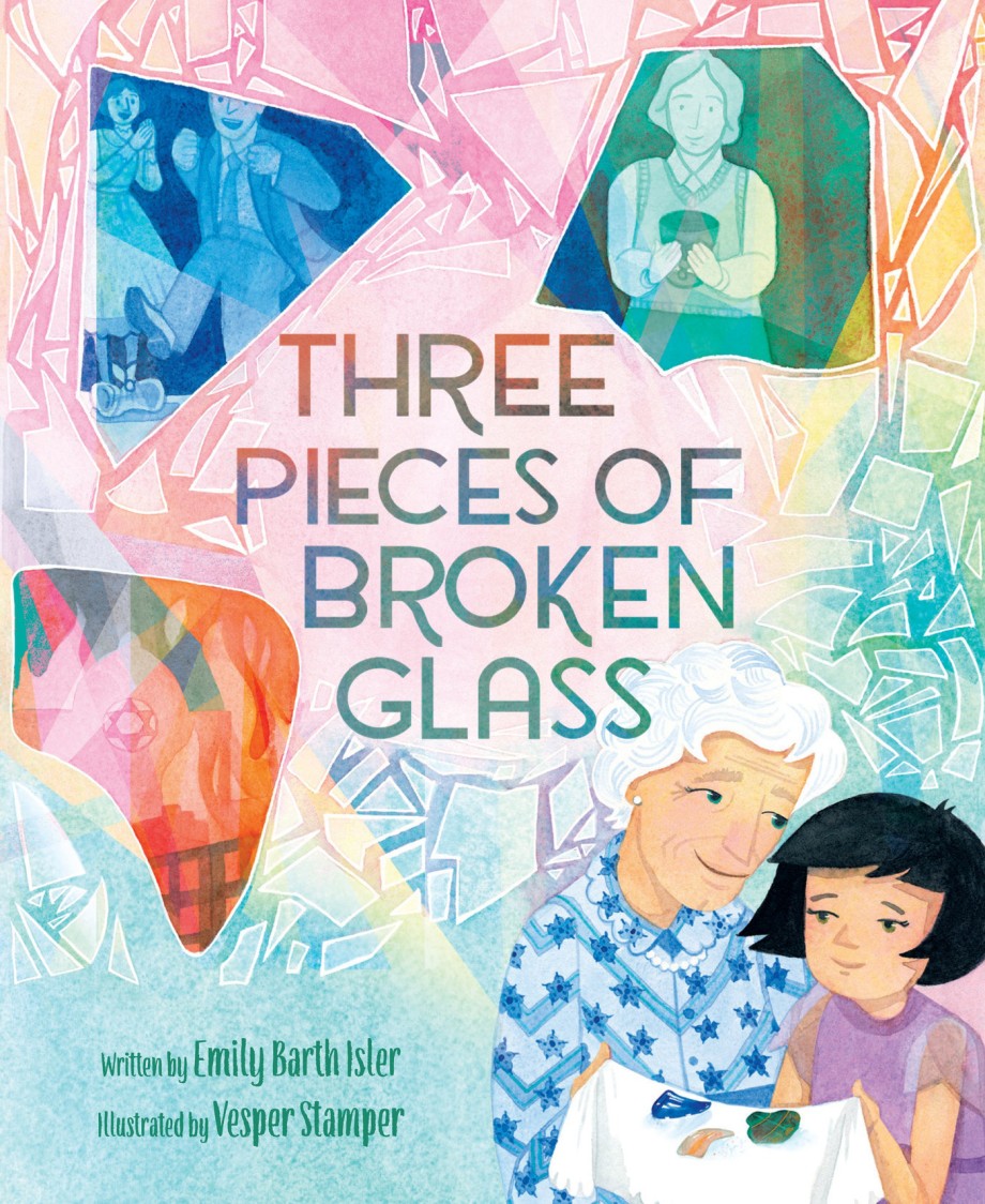 Book Cover of THREE PIECES OF BROKEN GLASS