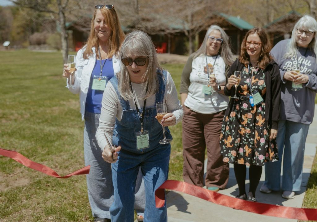 ribbon cutting during pathways dedication may 2026
